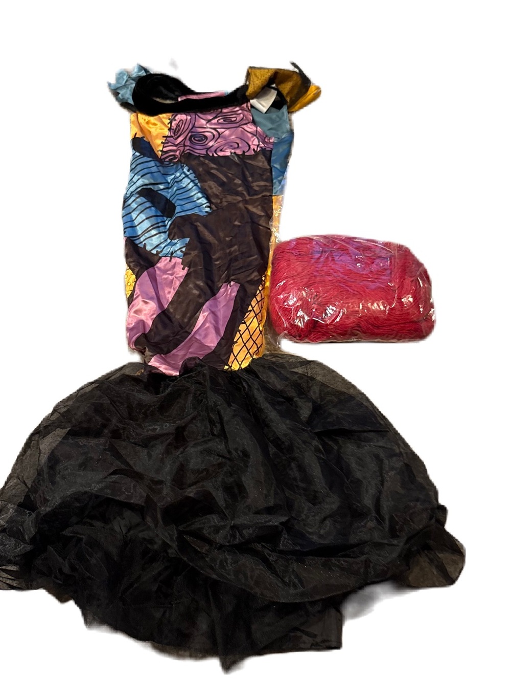 Disney Sally Costume W/ Wig 4-6X Nightmare Before Christmas Halloween